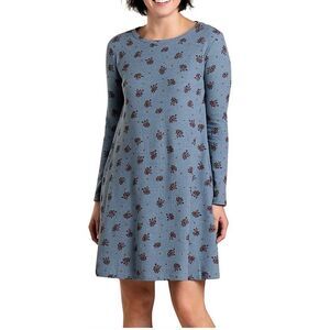 Toad & Co Long Sleeve Waffle Knit Floral Dress
